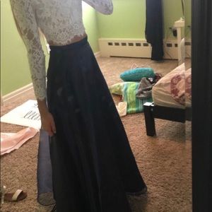 TWO PIECE HOMECOMING DRESS